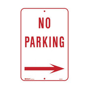 Brady Parking Sign - No Parking Arrow Right1