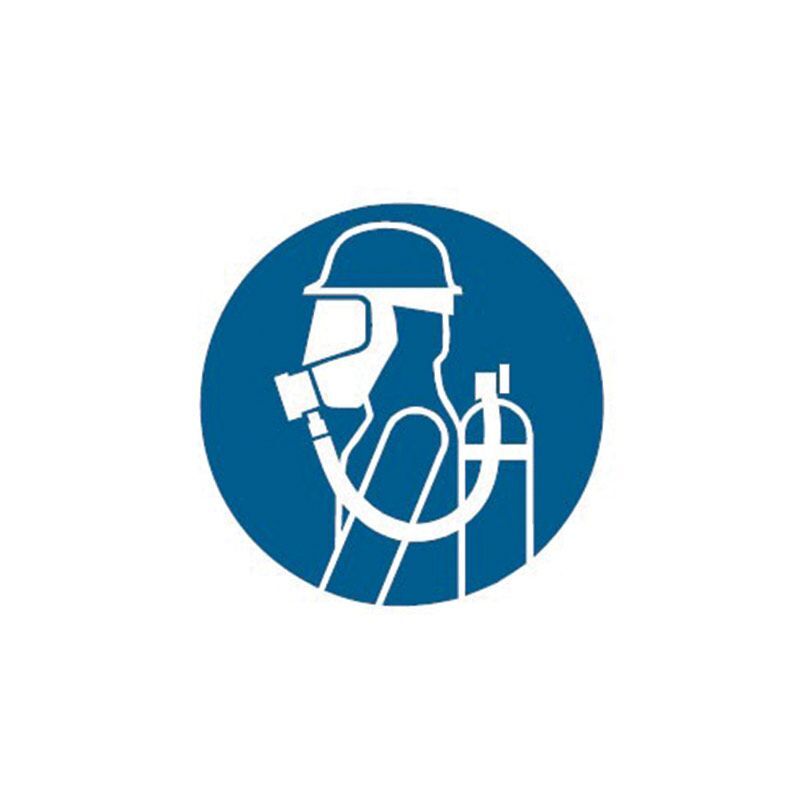 Brady Pictogram - Breathing Apparatus 200mm Self Adhesive Vinyl