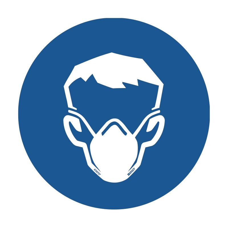 Brady Pictogram - Dusk Mask 300mm Self Adhesive Vinyl