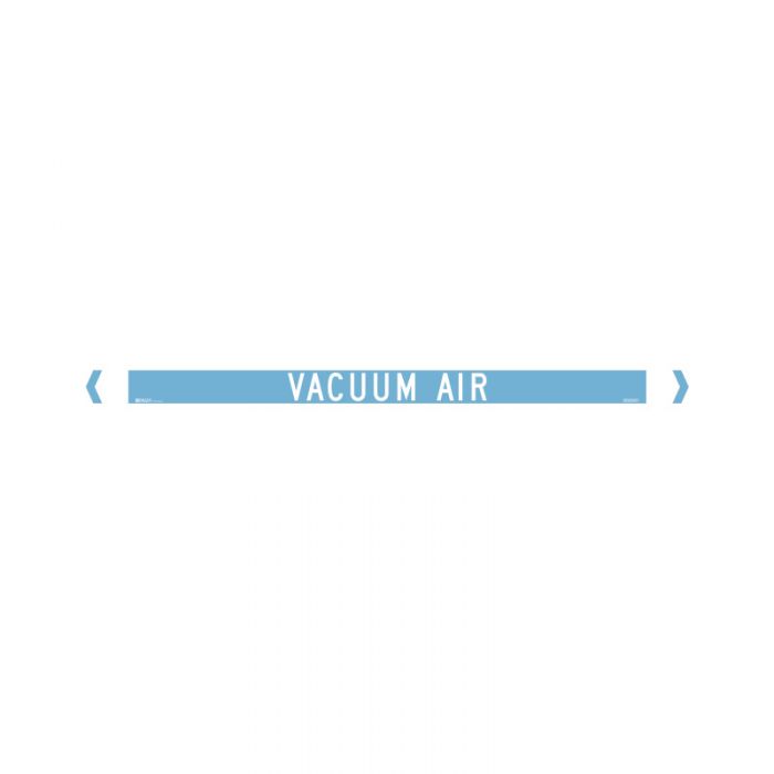 Brady Pipe Marker Air (White On Light Blue) - AIMS Industrial Supplies