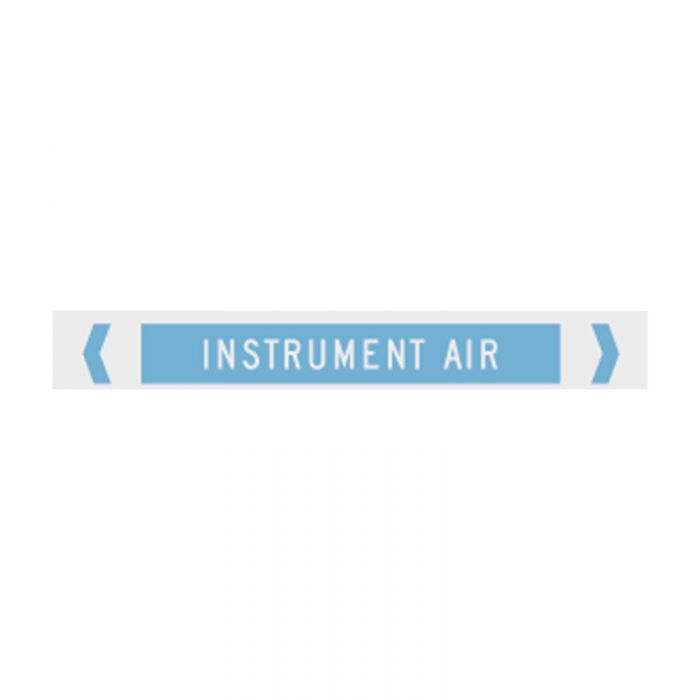 Brady Pipe Marker Air (White On Light Blue) - AIMS Industrial Supplies