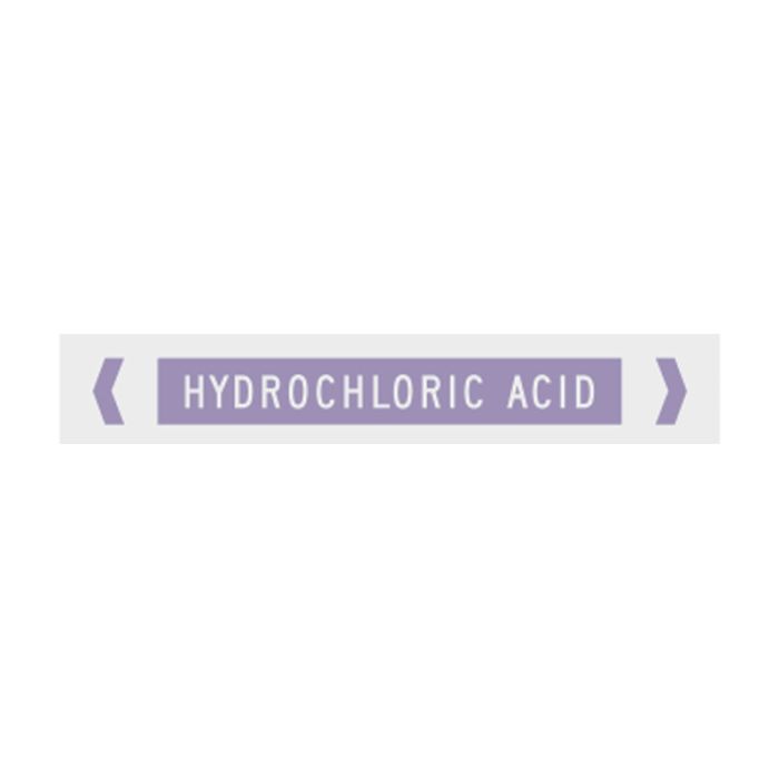 Brady Pipe Marker Alkalis / Acids (White On Violet) - AIMS Industrial Supplies