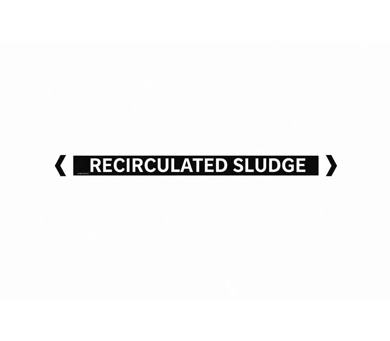 Brady Pipe Marker Miscellaneous (White On Black) - AIMS Industrial Supplies