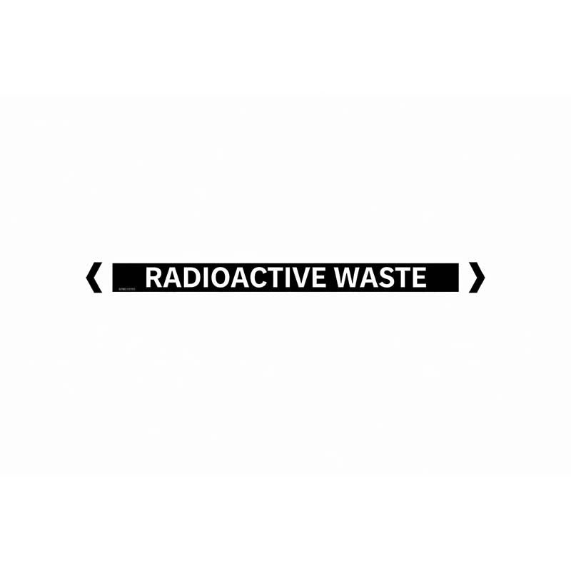 Brady Pipe Marker Miscellaneous (White On Black) - AIMS Industrial Supplies