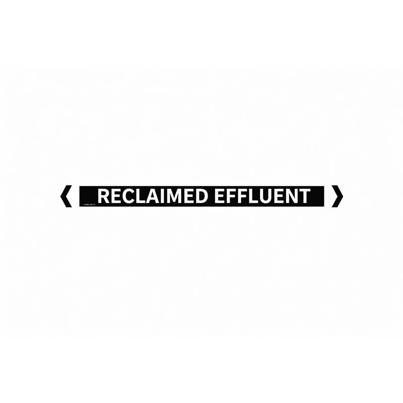 Brady Pipe Marker Miscellaneous (White On Black) - AIMS Industrial Supplies