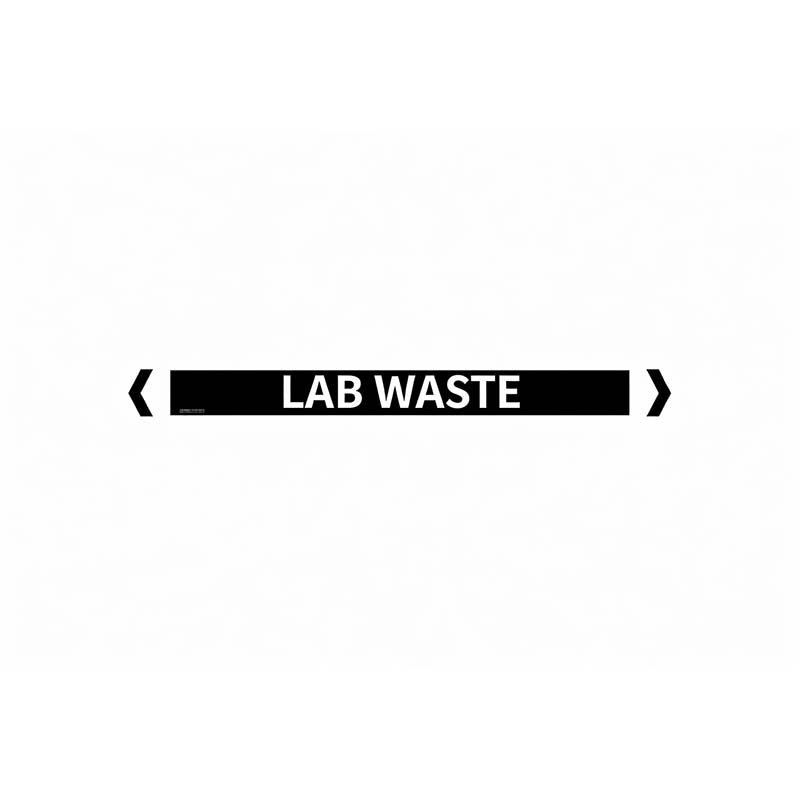 Brady Pipe Marker Miscellaneous (White On Black) - AIMS Industrial Supplies
