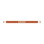 Brady Pipe Marker Oils (White On Brown)