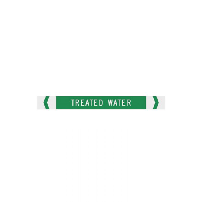 Brady Pipe Marker Water (White On Jade Green) - AIMS Industrial Supplies