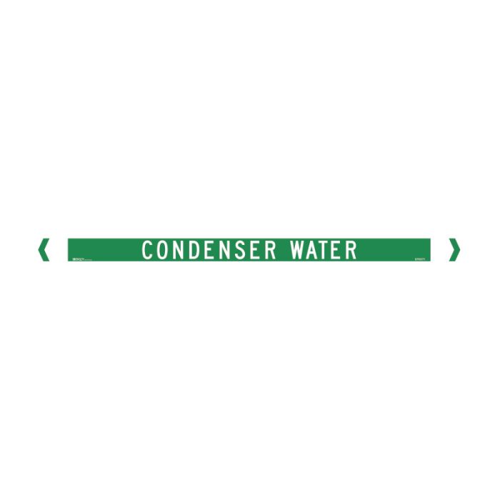 Brady Pipe Marker Water (White On Jade Green) - AIMS Industrial Supplies