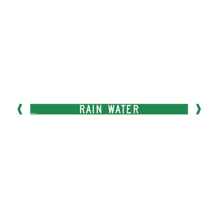 Brady Pipe Marker Water (White On Jade Green) - AIMS Industrial Supplies
