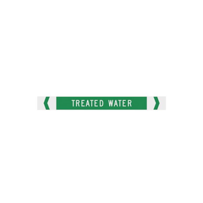 Brady Pipe Marker Water (White On Jade Green) - AIMS Industrial Supplies