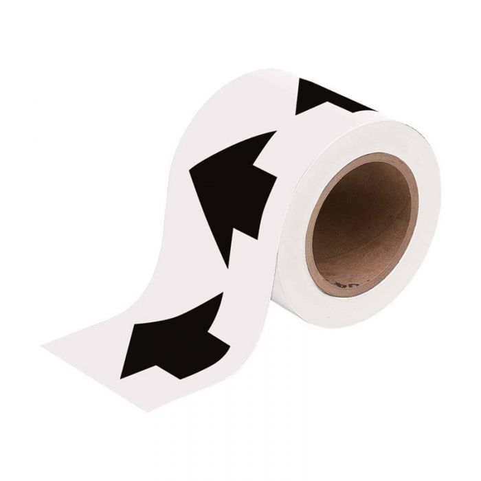 Brady Pipe Markers - Arrow Tape 50mm x 27m - Black/White