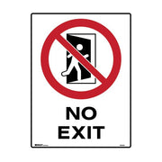 Brady Prohibition Sign - No Exit - AIMS Industrial Supplies