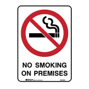 Brady Prohibition Sign - No Smoking On Premises - AIMS Industrial Supplies