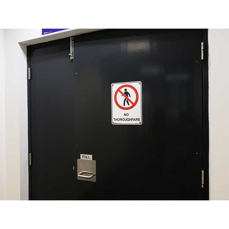 Brady Prohibition Sign - No Throughfare2