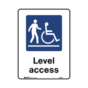 Brady Public Area Sign - Level Access - AIMS Industrial Supplies