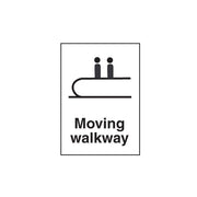 Brady Public Area Sign - Moving Walkway - AIMS Industrial Supplies