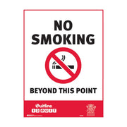 Brady QLD State Sign - No Smoking Beyond This Point - AIMS Industrial Supplies