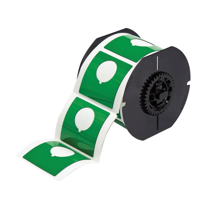 Brady Raised Profile Push Button Label With Hole - AIMS Industrial Supplies
