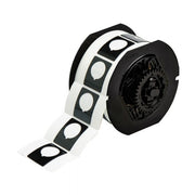 Brady Raised Profile Push Button Label With Keyed Hole