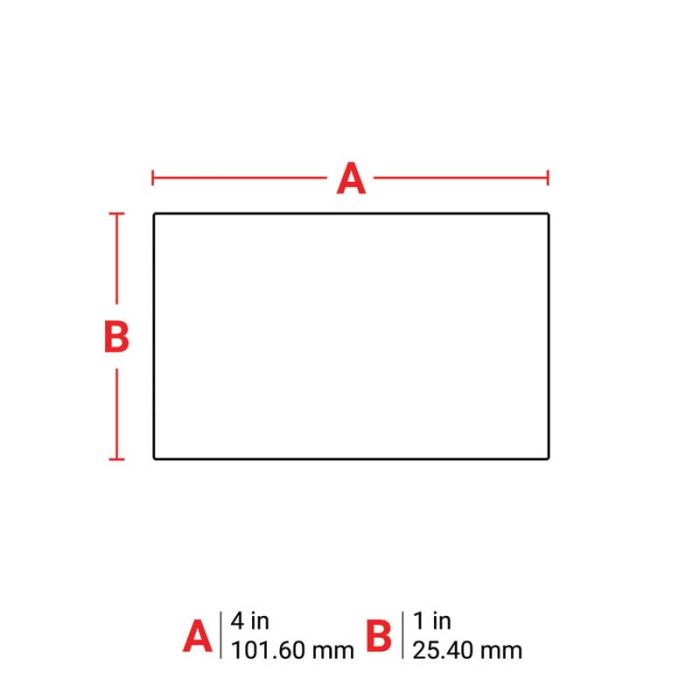 Brady Raised Profile Rectangular Label - AIMS Industrial Supplies
