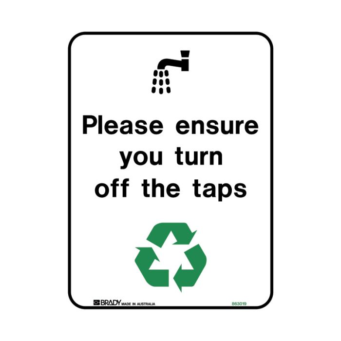 Brady Recycling/Environment Sign - AIMS Industrial Supplies