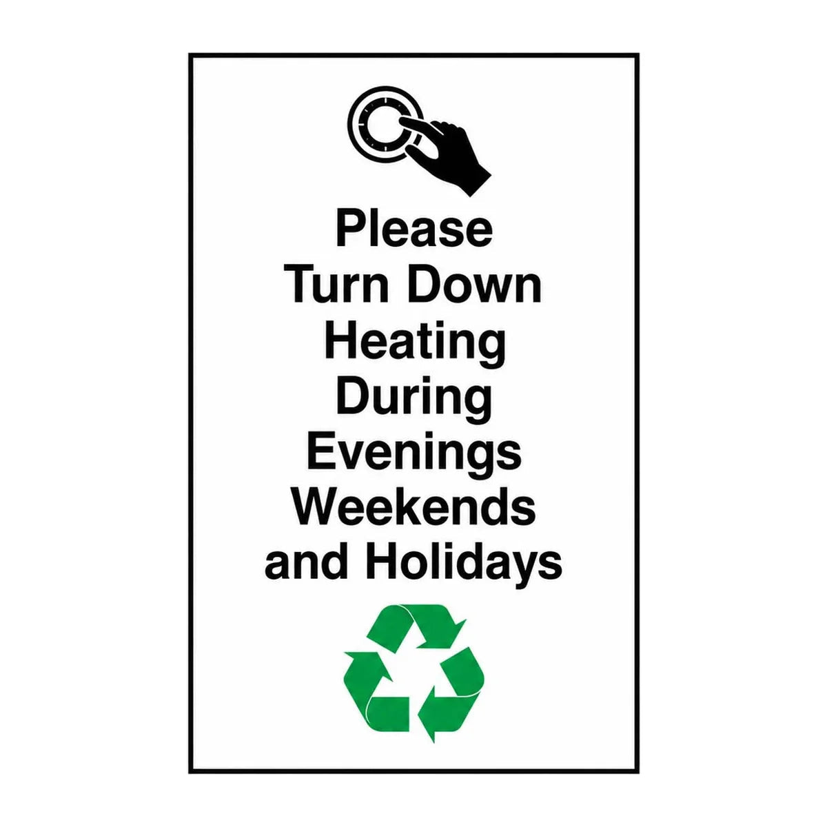 Brady Recycling/Environment Sign - AIMS Industrial Supplies