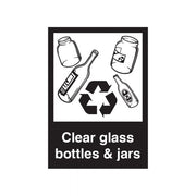 Brady Recycling/Environment Sign - Clear Bottles & Jars1