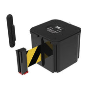 Brady Retracta - Belt Wall Mount - 7.6m Black/Yellow Webbing - AIMS Industrial Supplies