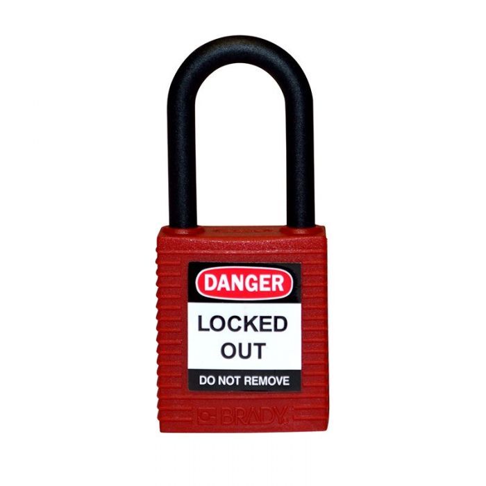 Brady Safety Padlock - Nylon Shackle1