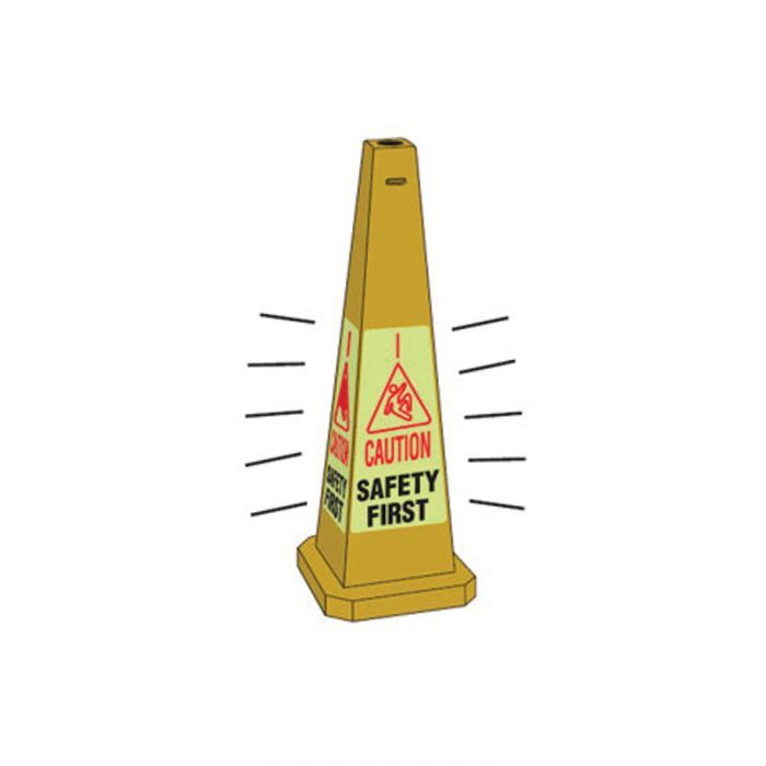 Brady Safety Traffic Cone Safety First (Glow in the Dark)