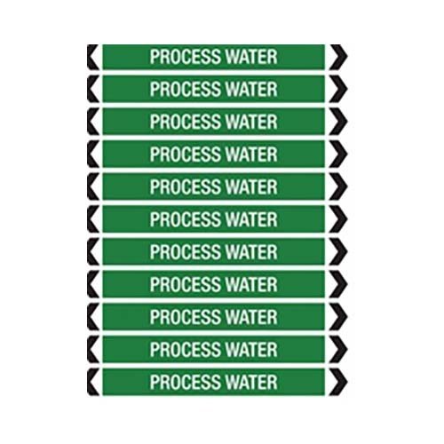 Brady Self - Adhesive Polypropylene Roll Form Pipe Marker - AIMS Industrial Supplies