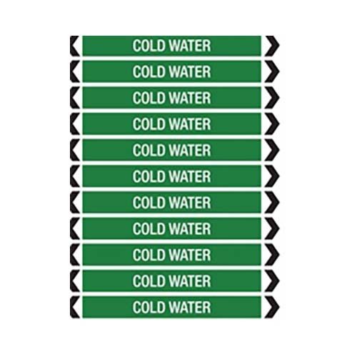 Brady Self - Adhesive Polypropylene Roll Form Pipe Marker - AIMS Industrial Supplies