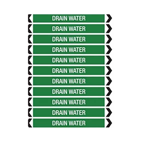Brady Self - Adhesive Polypropylene Roll Form Pipe Marker - AIMS Industrial Supplies
