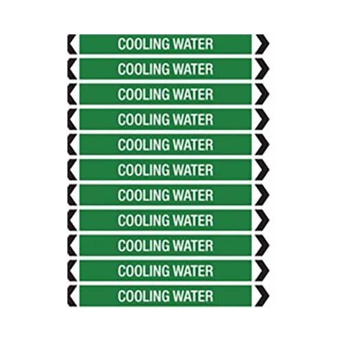 Brady Self - Adhesive Polypropylene Roll Form Pipe Marker - AIMS Industrial Supplies
