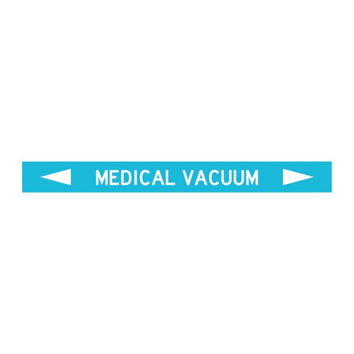 Brady Self - Sticking Vinyl Pipe Marker - Medical Gases - AIMS Industrial Supplies