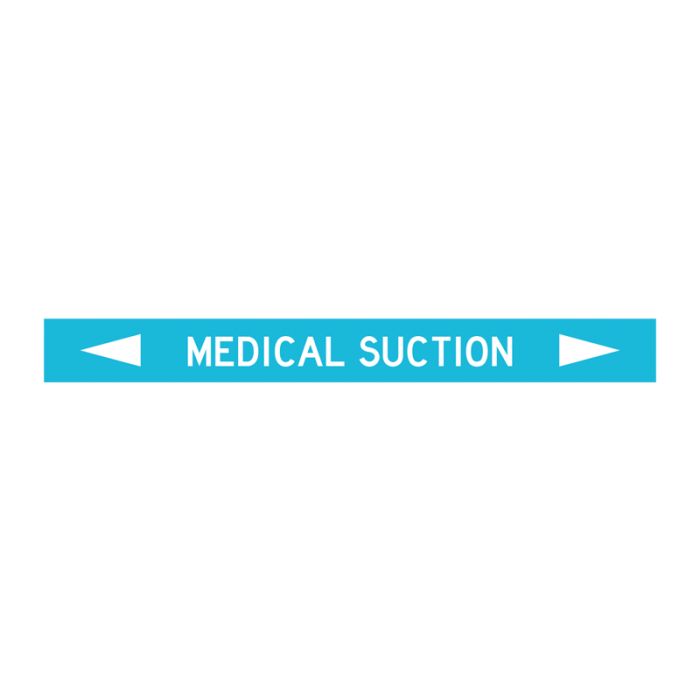 Brady Self - Sticking Vinyl Pipe Marker - Medical Gases - AIMS Industrial Supplies