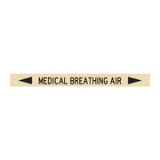 Brady Self - Sticking Vinyl Pipe Marker - Medical Gases - AIMS Industrial Supplies