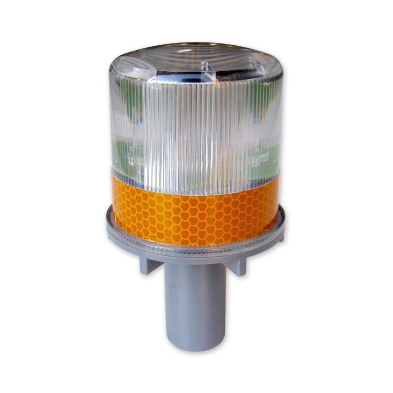 Brady Solar Warning Beacon With C1 Reflective Strip 200mm - Yellow
