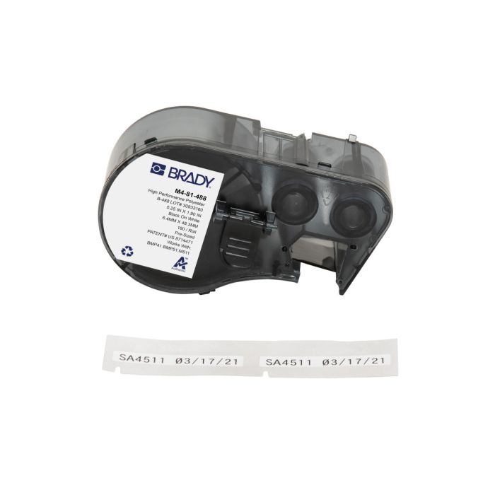 Brady Solvent Resistant Polyester Label - AIMS Industrial Supplies