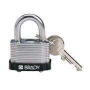 Brady Steel Padlock Keyed Differently (KD)1