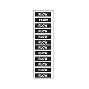 Brady Supplementary Marker Hazardous Materials - Flow 25 x 200mm - 10/Pack