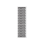 Brady Supplementary Marker Hazardous Materials - Return 25 x 200mm - 10/Pack