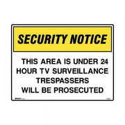 Brady This Area Is Under 24 Hour TV Surveillance.. - AIMS Industrial Supplies