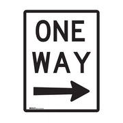 Brady Traffic Site Safety Sign - One Way Arrow Right - AIMS Industrial Supplies