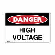 Brady UltraTuff Sign - Danger High Voltage - AIMS Industrial Supplies