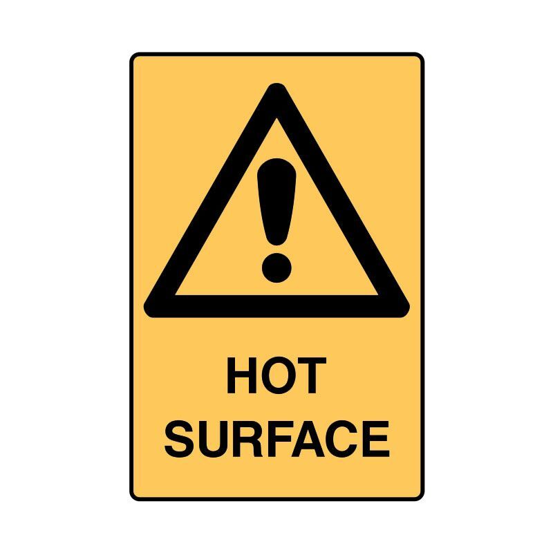 Brady UltraTuff Sign - Hot Surface - AIMS Industrial Supplies