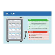 Brady Vaccine Fridge Sign - Do's and Don'ts - AIMS Industrial Supplies