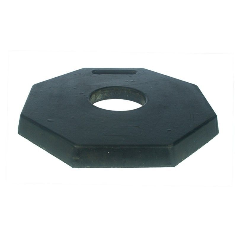 Brady Value T-Top Bollard Base Only 6kg - Black1