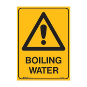 Brady Warning Sign - Boiling Water - AIMS Industrial Supplies